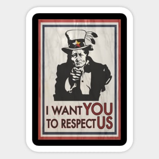 I Want YOU Sticker